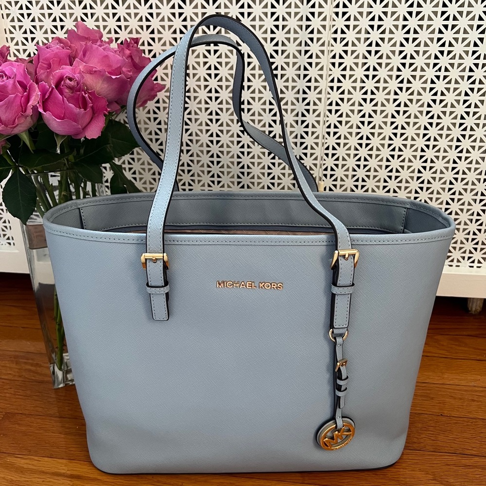 Michael Kors Sky Blue Tote Bag
